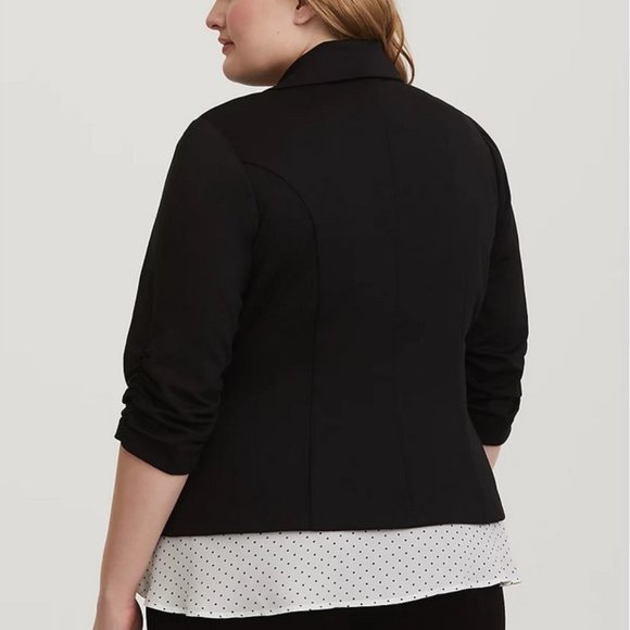 Torrid Black Studio Ponte Blazer - Picture 2 of 9